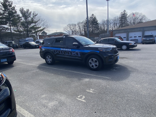 Additional photo  of Warwick Police
                    Cruiser P-6, a 2021 Ford Police Interceptor Utility                     taken by @riemergencyvehicles