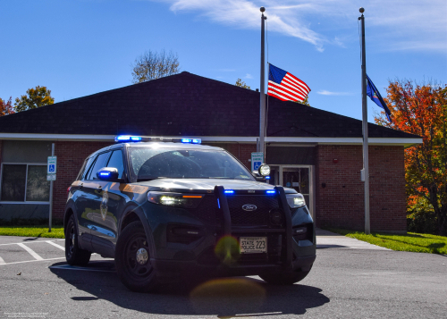 Additional photo  of Vermont State Police
                    Cruiser 223, a 2020-2021 Ford Police Interceptor Utility                     taken by Kieran Egan
