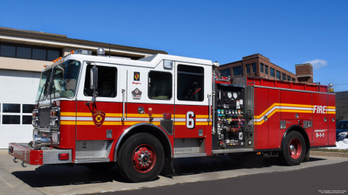 Additional photo  of East Providence Fire
                    Engine 6, a 2007 Seagrave Marauder II                     taken by Kieran Egan
