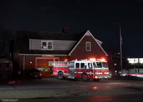 Additional photo  of Providence Fire
                    Engine 18, a 1990 E-One Hurricane                     taken by Kieran Egan