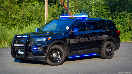 Additional photo  of Plainville Police
                    Cruiser 308, a 2021 Ford Police Interceptor Utility                     taken by Kieran Egan