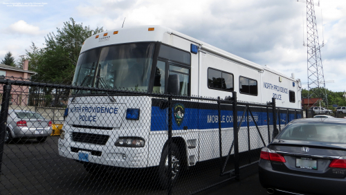 Additional photo  of North Providence Police
                    Mobile Command Center 407, a 2000-2010 Winnebago Mobile Command Center/Farber Specialty Vehicles                     taken by Kieran Egan