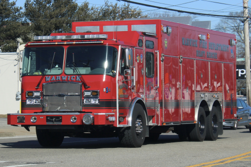 Additional photo  of Warwick Fire
                    Special Hazards 1, a 2020 E-One Cyclone Walk-In Heavy Rescue                     taken by Kieran Egan