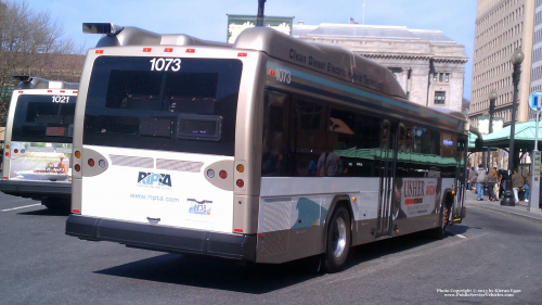 Additional photo  of Rhode Island Public Transit Authority
                    Bus 0473, a 2004 Orion V 05.501                     taken by Kieran Egan