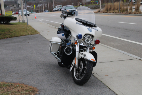 Additional photo  of Warwick Police
                    Motorcycle 2, a 2010-2015 Harley-Davidson Electra Glide                     taken by @riemergencyvehicles