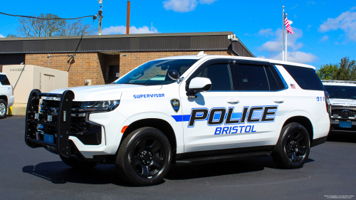 Additional photo  of Bristol Police
                    Cruiser 105, a 2021 Chevrolet Tahoe                     taken by Kieran Egan