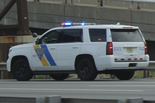 Additional photo  of New Jersey State Police
                    Cruiser 983, a 2017 Chevrolet Tahoe                     taken by @riemergencyvehicles