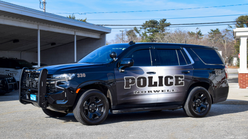 Additional photo  of Norwell Police
                    Cruiser 330, a 2021 Chevrolet Tahoe                     taken by Kieran Egan