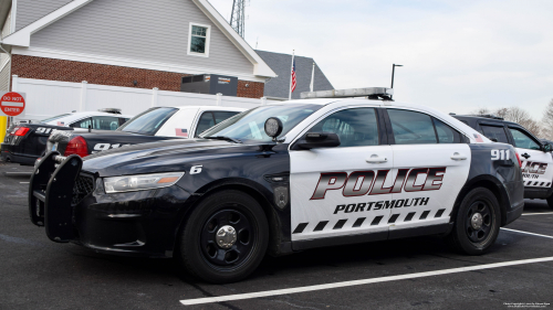 Additional photo  of Portsmouth Police
                    Car 6, a 2016 Ford Police Interceptor Sedan                     taken by @riemergencyvehicles