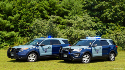 Additional photo  of Massachusetts State Police
                    Cruiser 814, a 2017 Ford Police Interceptor Utility                     taken by Kieran Egan