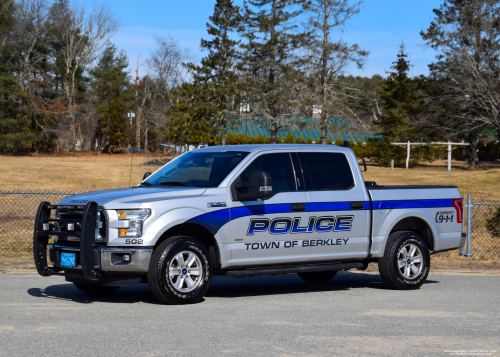 Additional photo  of Berkley Police
                    Cruiser 502, a 2016 Ford F-150 XLT Crew Cab                     taken by Kieran Egan