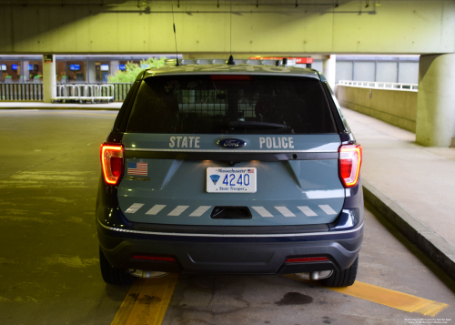 Additional photo  of Massachusetts State Police
                    Cruiser 4240, a 2019 Ford Police Interceptor Utility                     taken by Kieran Egan