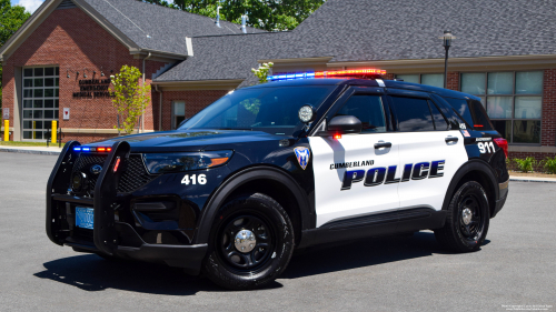 Additional photo  of Cumberland Police
                    Cruiser 416, a 2021 Ford Police Interceptor Utility                     taken by Kieran Egan