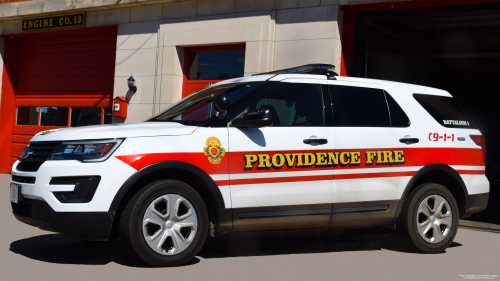 Additional photo  of Providence Fire
                    Battalion 1, a 2018 Ford Police Interceptor Utility                     taken by @riemergencyvehicles