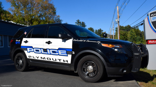 Additional photo  of Plymouth Police
                    Car 3, a 2015 Ford Police Interceptor Utility                     taken by Kieran Egan