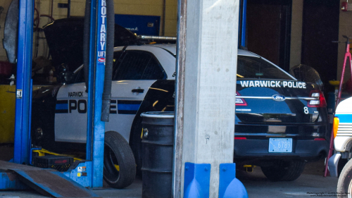 Additional photo  of Warwick Police
                    Cruiser P-8, a 2015 Ford Police Interceptor Sedan                     taken by Kieran Egan