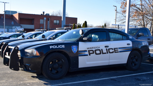 Additional photo  of Warwick Police
                    Cruiser CP-58, a 2014 Dodge Charger                     taken by @riemergencyvehicles
