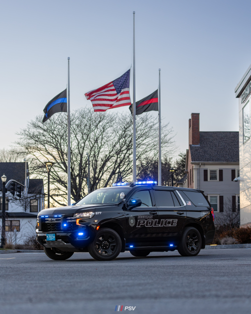 Additional photo  of Needham Police
                    Cruiser 577, a 2023 Chevrolet Tahoe PPV                     taken by Kieran Egan
