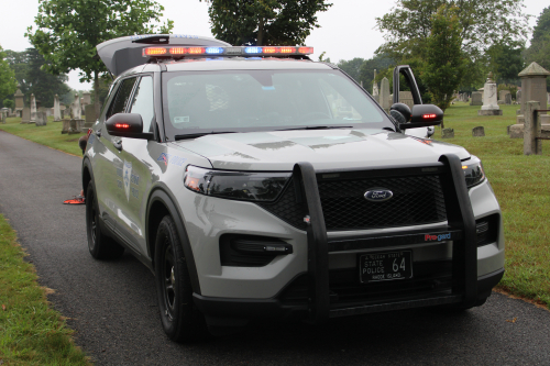 Additional photo  of Rhode Island State Police
                    Cruiser 64, a 2022 Ford Police Interceptor Utility                     taken by Kieran Egan