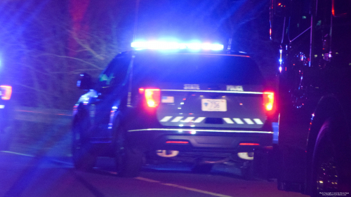 Additional photo  of Massachusetts State Police
                    Cruiser 736, a 2019 Ford Police Interceptor Utility                     taken by Kieran Egan