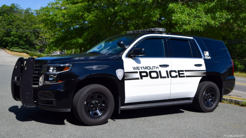 Additional photo  of Weymouth Police
                    Cruiser 834, a 2015-2020 Chevrolet Tahoe                     taken by Kieran Egan