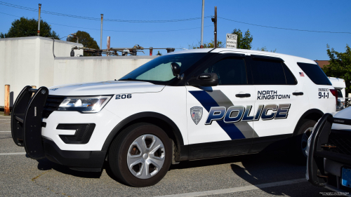 Additional photo  of North Kingstown Police
                    Cruiser 206, a 2016 Ford Police Interceptor Utility                     taken by Kieran Egan