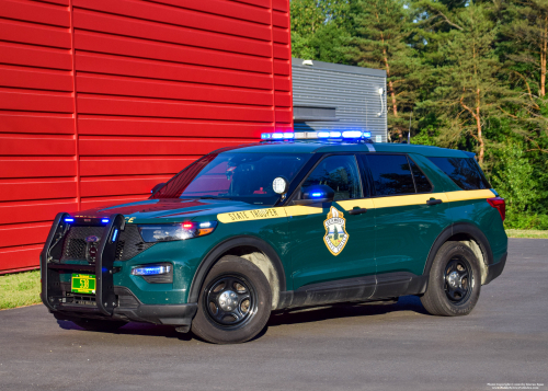 Additional photo  of Vermont State Police
                    Cruiser 538, a 2020-2021 Ford Police Interceptor Utility                     taken by Kieran Egan