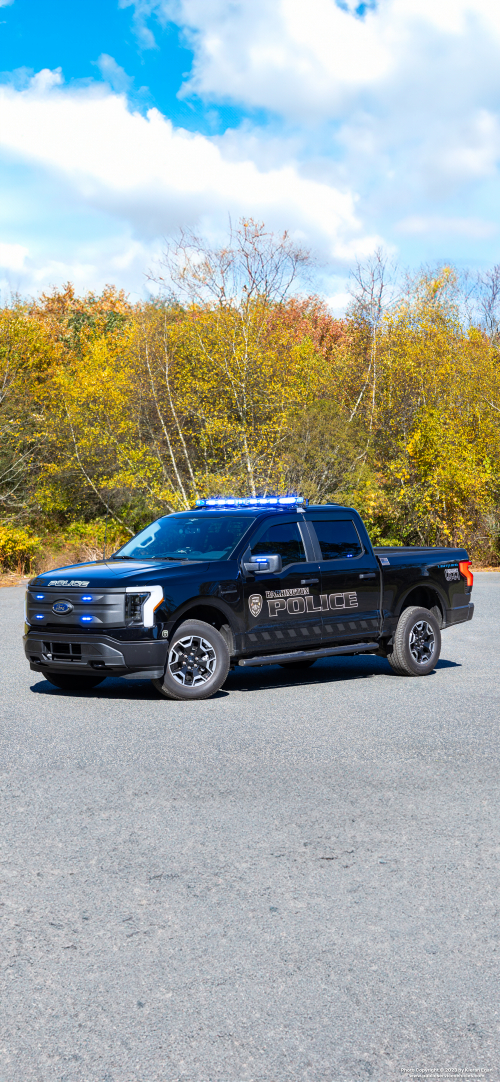 Additional photo  of Barrington Police
                    Patrol Car 6, a 2023 Ford F-150 Lightning                     taken by Kieran Egan