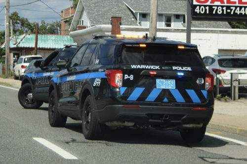 Additional photo  of Warwick Police
                    Cruiser P-9, a 2022 Ford Police Interceptor Utility                     taken by @riemergencyvehicles