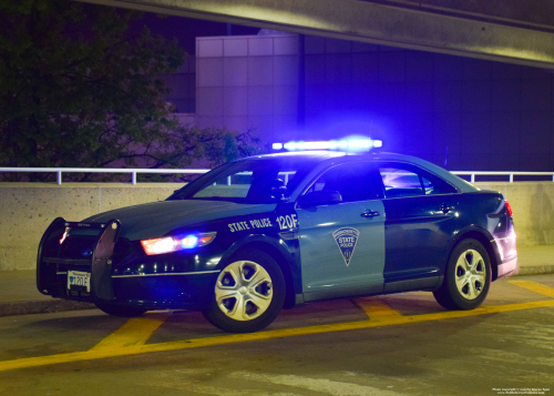 Additional photo  of Massachusetts State Police
                    Cruiser 120F, a 2013 Ford Police Interceptor Sedan                     taken by Kieran Egan
