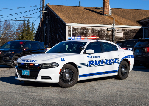 Additional photo  of Tiverton Police
                    Car 48, a 2016 Dodge Charger                     taken by Kieran Egan