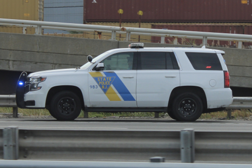 Additional photo  of New Jersey State Police
                    Cruiser 983, a 2017 Chevrolet Tahoe                     taken by @riemergencyvehicles