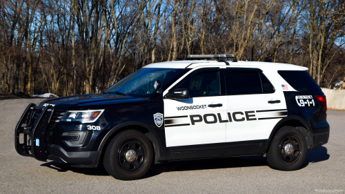 Additional photo  of Woonsocket Police
                    Cruiser 308, a 2016-2018 Ford Police Interceptor Utility                     taken by Kieran Egan