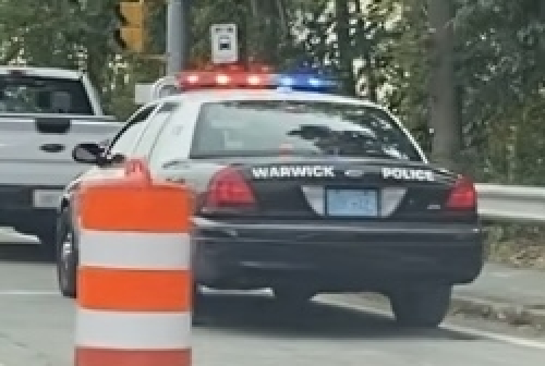 Additional photo  of Warwick Police
                    Cruiser R-76, a 2009-2011 Ford Crown Victoria Police Interceptor                     taken by Kieran Egan