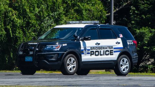Additional photo  of Bridgewater Police
                    Cruiser 247, a 2019 Ford Police Interceptor Utility                     taken by Kieran Egan