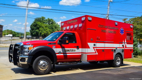 Additional photo  of Cranston Fire
                    Rescue 5, a 2022 Ford F-450/Frazer                     taken by @riemergencyvehicles