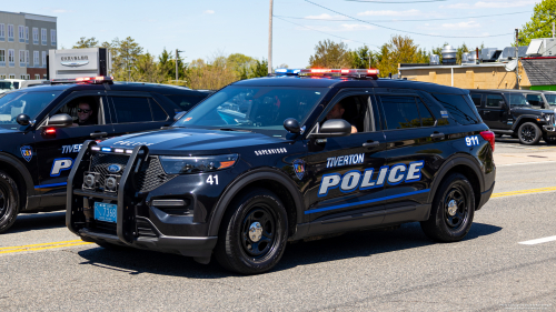 Additional photo  of Tiverton Police
                    Car 41, a 2021 Ford Police Interceptor Utility                     taken by Kieran Egan