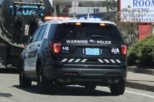 Additional photo  of Warwick Police
                    Cruiser P-29, a 2019 Ford Police Interceptor Utility                     taken by Kieran Egan