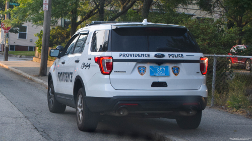 Additional photo  of Providence Police
                    Cruiser 857, a 2017 Ford Police Interceptor Utility                     taken by Kieran Egan