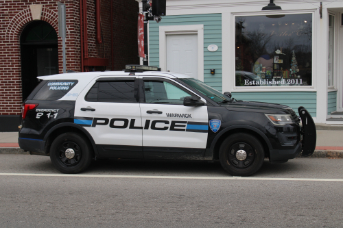 Additional photo  of Warwick Police
                    Cruiser CP-50, a 2016 Ford Police Interceptor Utility                     taken by @riemergencyvehicles