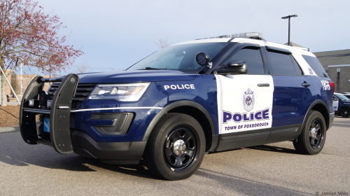 Additional photo  of Foxborough Police
                    Cruiser 20, a 2018 Ford Police Interceptor Utility                     taken by Kieran Egan