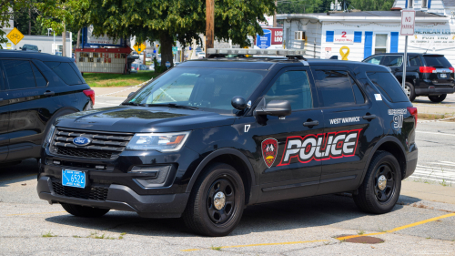 Additional photo  of West Warwick Police
                    Car 17, a 2016-2019 Ford Police Interceptor Utility                     taken by Kieran Egan