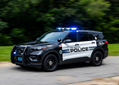 Additional photo  of Arlington Police
                    Cruiser 1067, a 2022 Ford Police Interceptor Utility                     taken by Kieran Egan