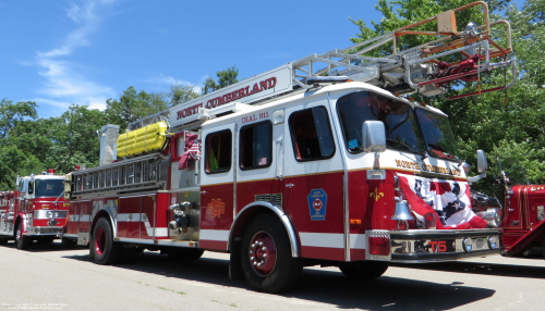 Additional photo  of North Providence Fire
                    Truck 5, a 1992 E-One Protector                     taken by Kieran Egan