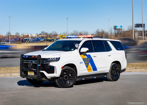 Additional photo  of New Jersey State Police
                    Cruiser 819, a 2022 Chevrolet Tahoe                     taken by Kieran Egan