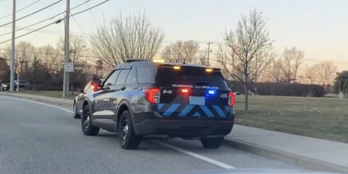 Additional photo  of Warwick Police
                    Cruiser P-10, a 2021 Ford Police Interceptor Utility                     taken by @riemergencyvehicles