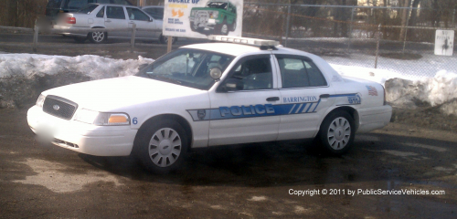 Additional photo  of Barrington Police
                    Car 6, a 2008 Ford Crown Victoria Police Interceptor                     taken by Kieran Egan