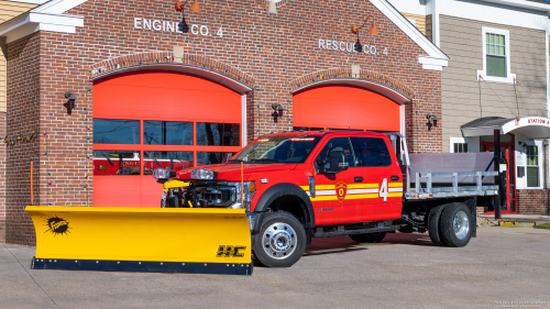 Additional photo  of East Providence Fire
                    Utility 4, a 2022 Ford F-550 XLT Crew Cab                     taken by Kieran Egan