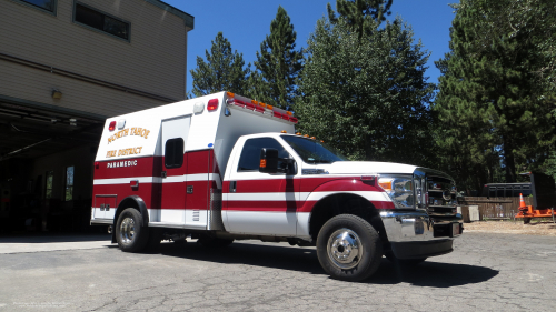 Additional photo  of North Tahoe Fire District
                    Ambulance 252, a 2011 Ford F-350                     taken by Kieran Egan