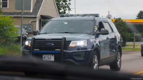 Additional photo  of Massachusetts State Police
                    Cruiser 764, a 2017 Ford Police Interceptor Utility                     taken by Kieran Egan